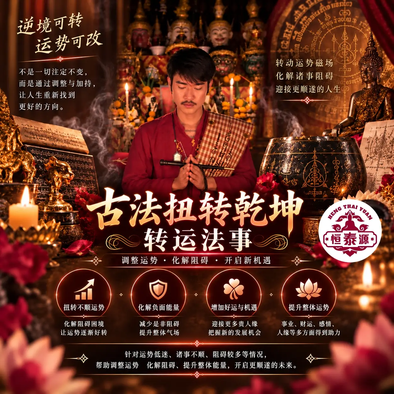 【古法扭转乾坤转运法事】