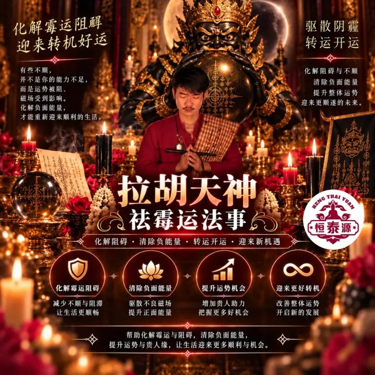 【拉胡天神祛霉运法事】