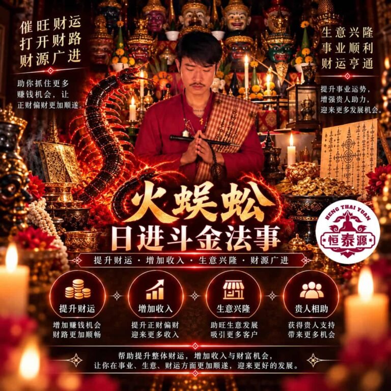 【火蜈蚣日进斗金法事】