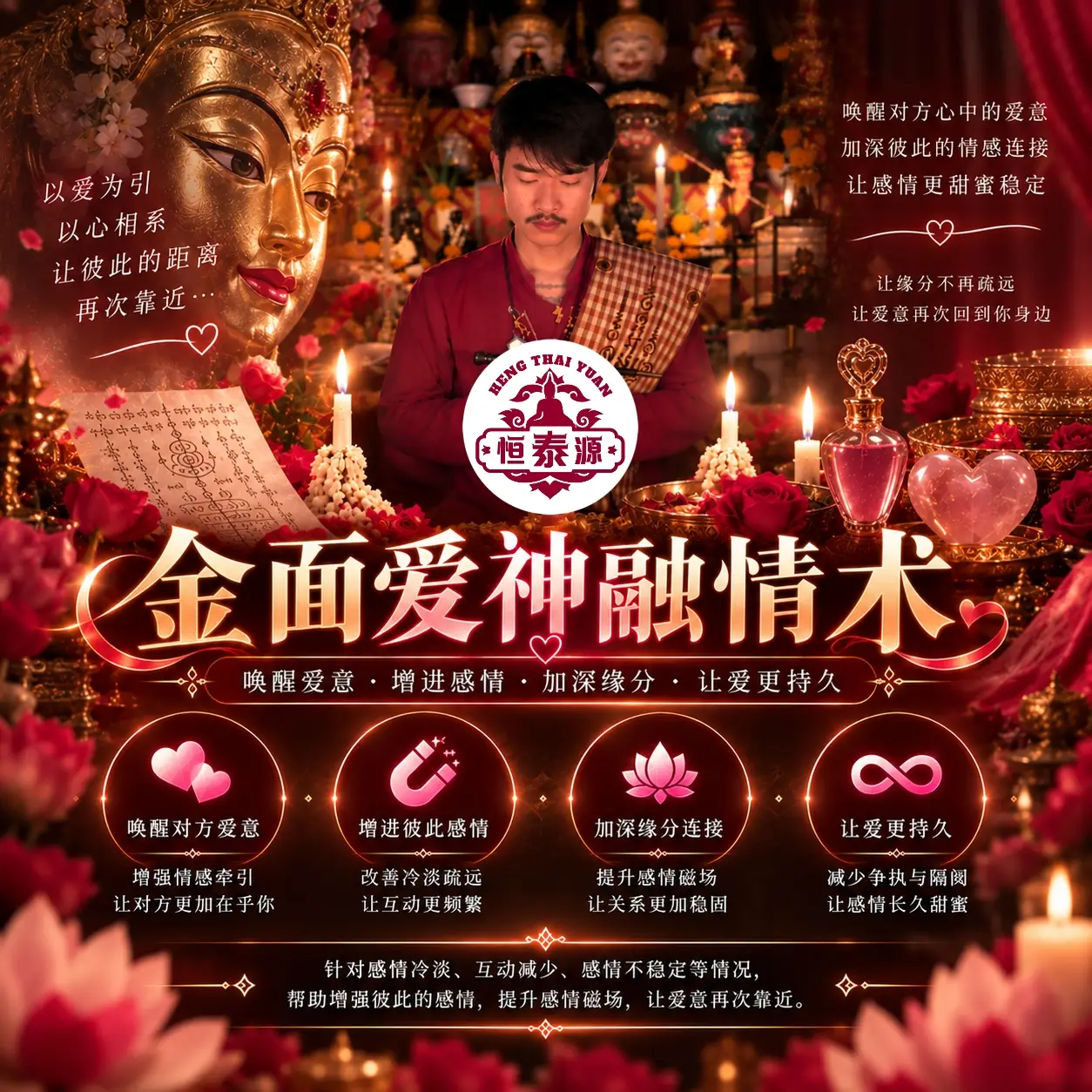 【金面爱神融情术】