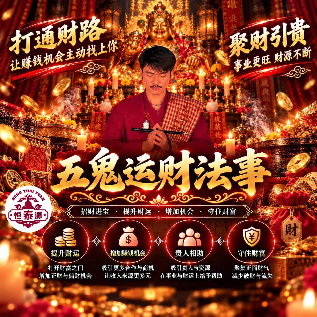 【五鬼运财法事】