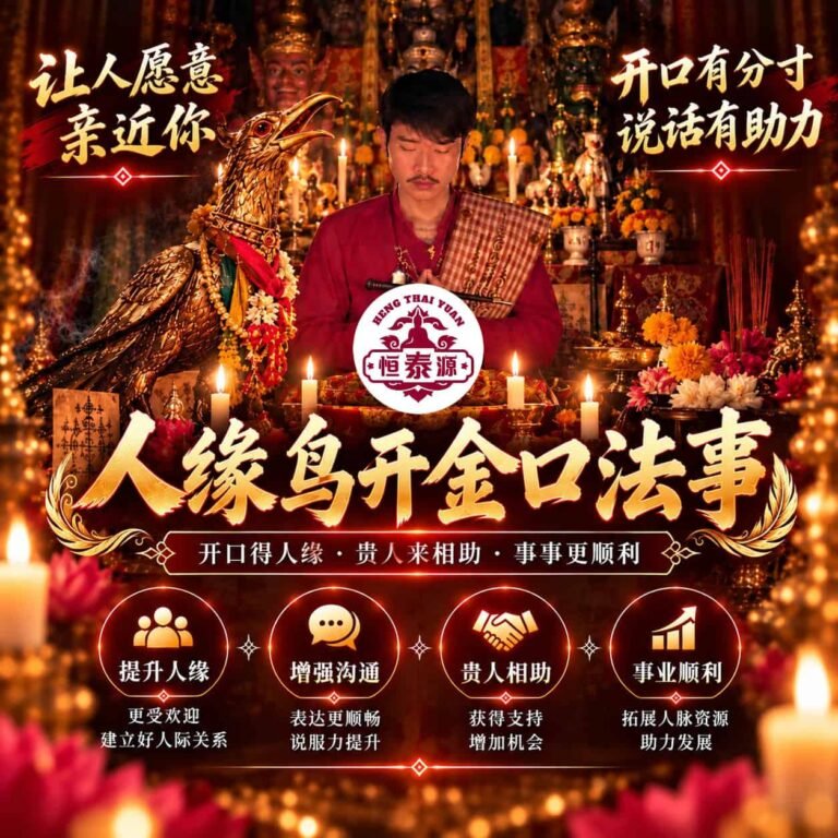 【人缘鸟开金口法事】