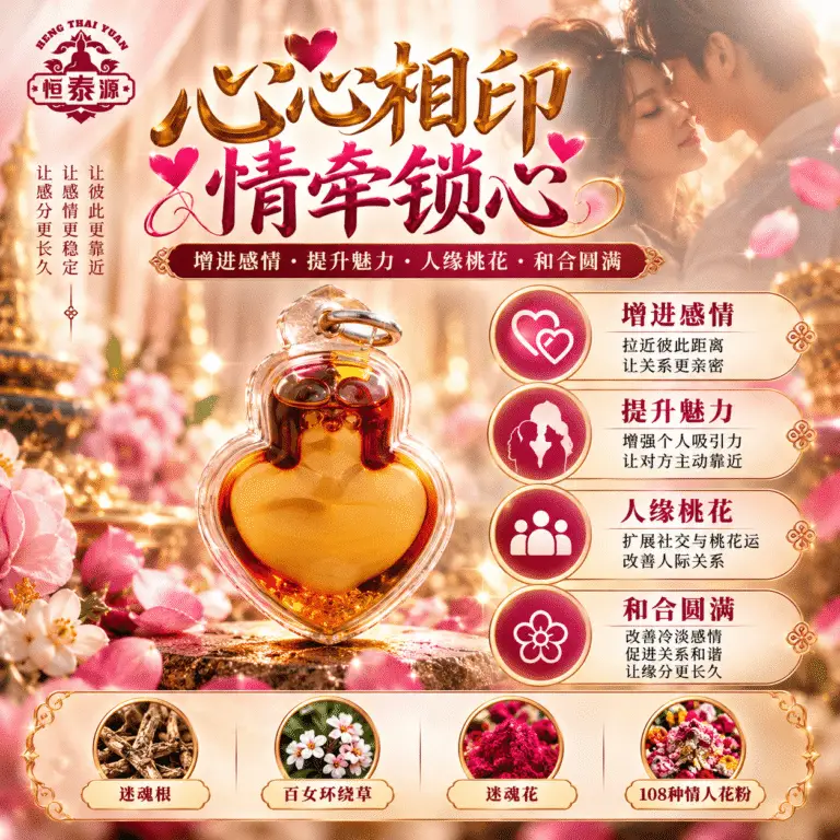 【心心相印情牵锁心】