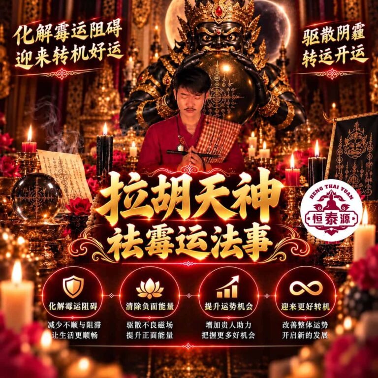 【拉胡天神祛霉运法事】