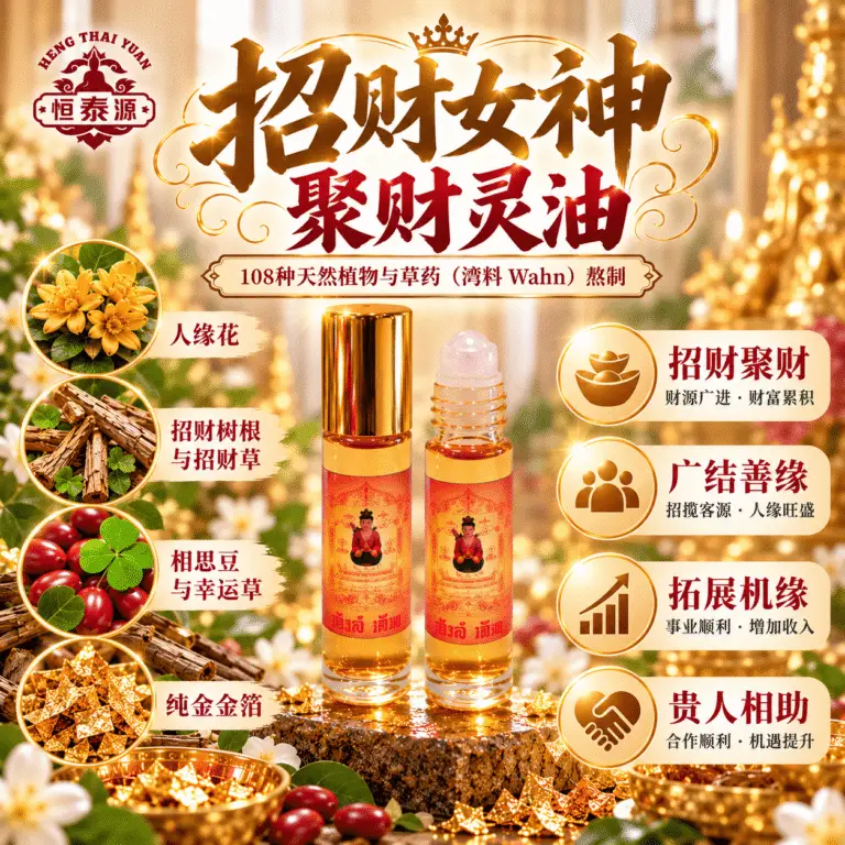 【招财女神聚财灵油】
