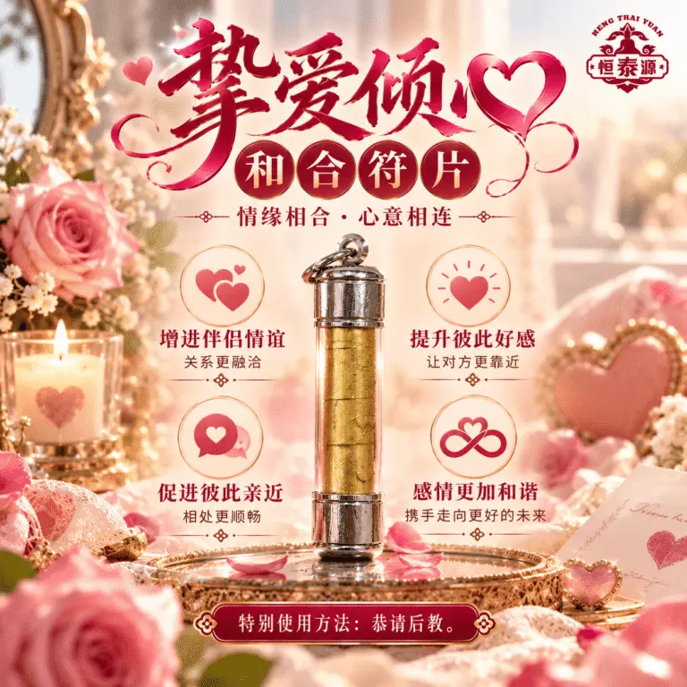 【挚爱倾心和合符片】