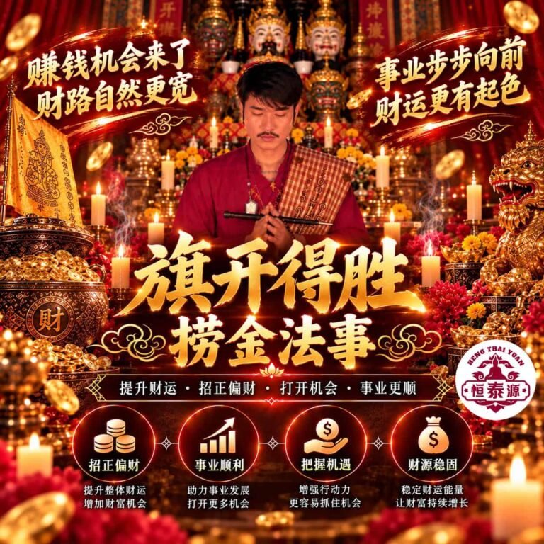 【旗开得胜捞金法事】