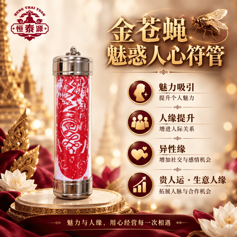 【金苍蝇魅惑人心符管】